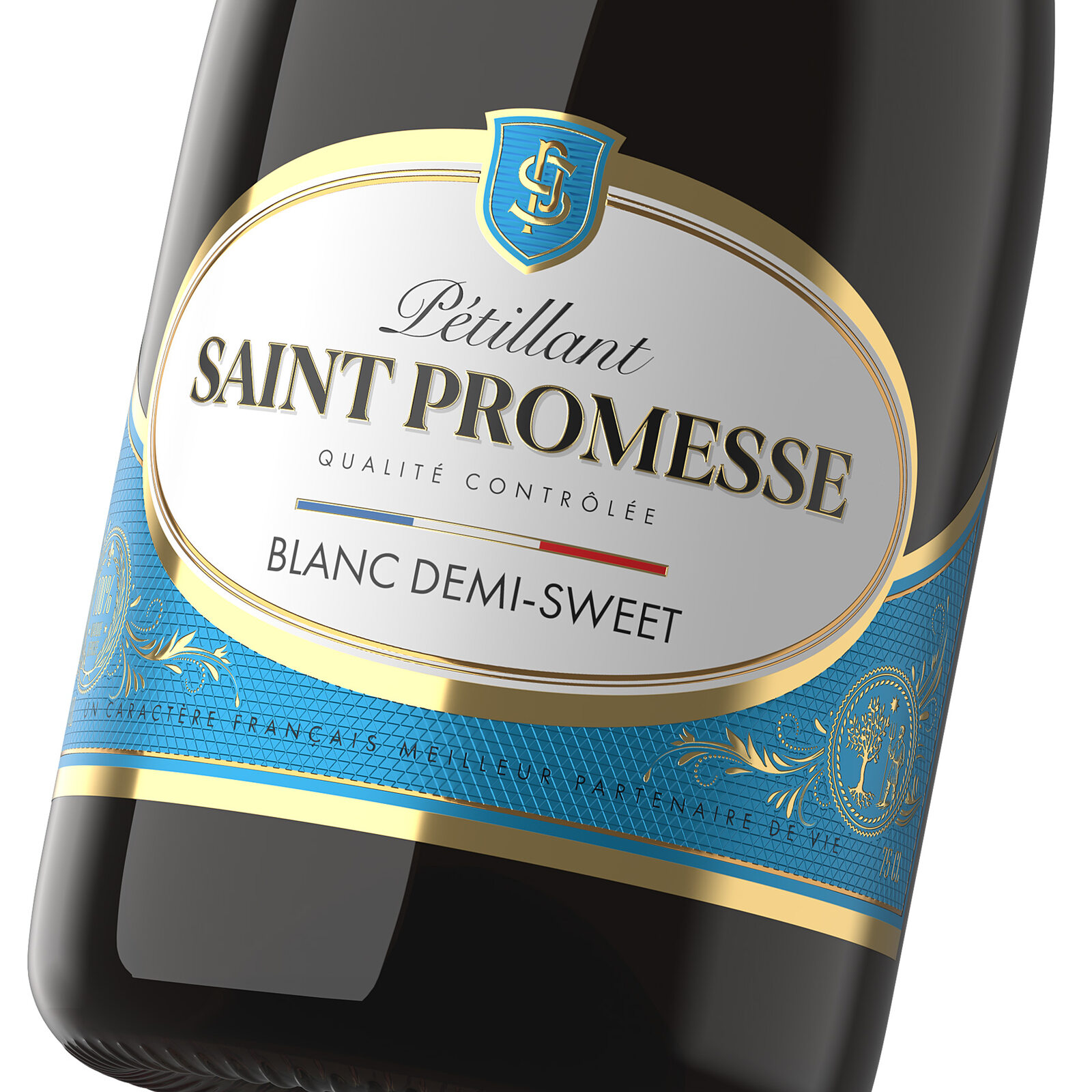 этикетка Saint Promesse дизайн игристого вина упаковка брендинг